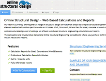 Tablet Screenshot of onlinestructuraldesign.com